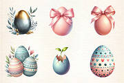 Easter Clipart, Easter Egg Clipart, an Illustration by DreamArtGraphic (Thumbnail 2 of 5)
