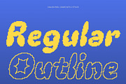 Chalen Pixel, a Sans Serif Font by Craft Supply Co. (Thumbnail 7 of 8)