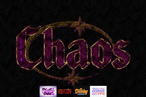 Retro Abstract Print Text Effect
