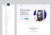 Agency Landing Page Template, a Landing Page Template by design_hut (Thumbnail 3 of 3)