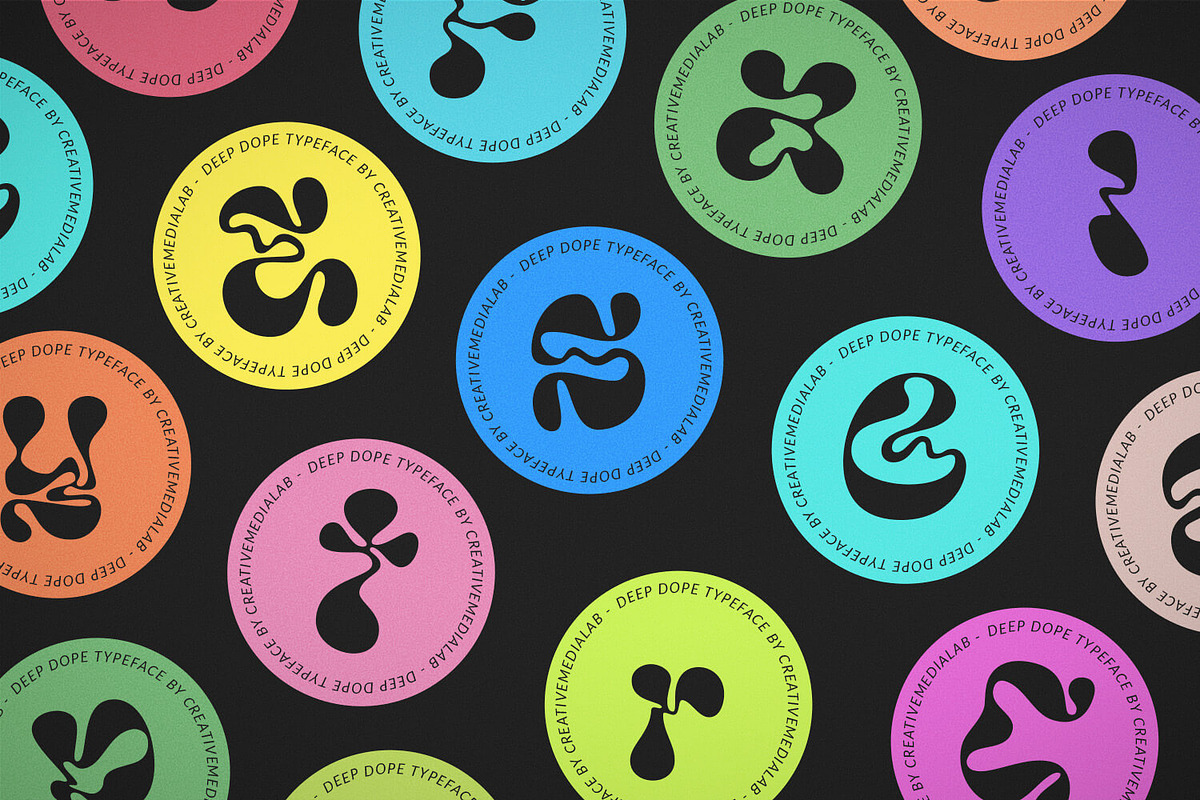 Deep Dope - Psychedelic Liquid Font, a Font by creativemedialab (Photo 5 of 10)
