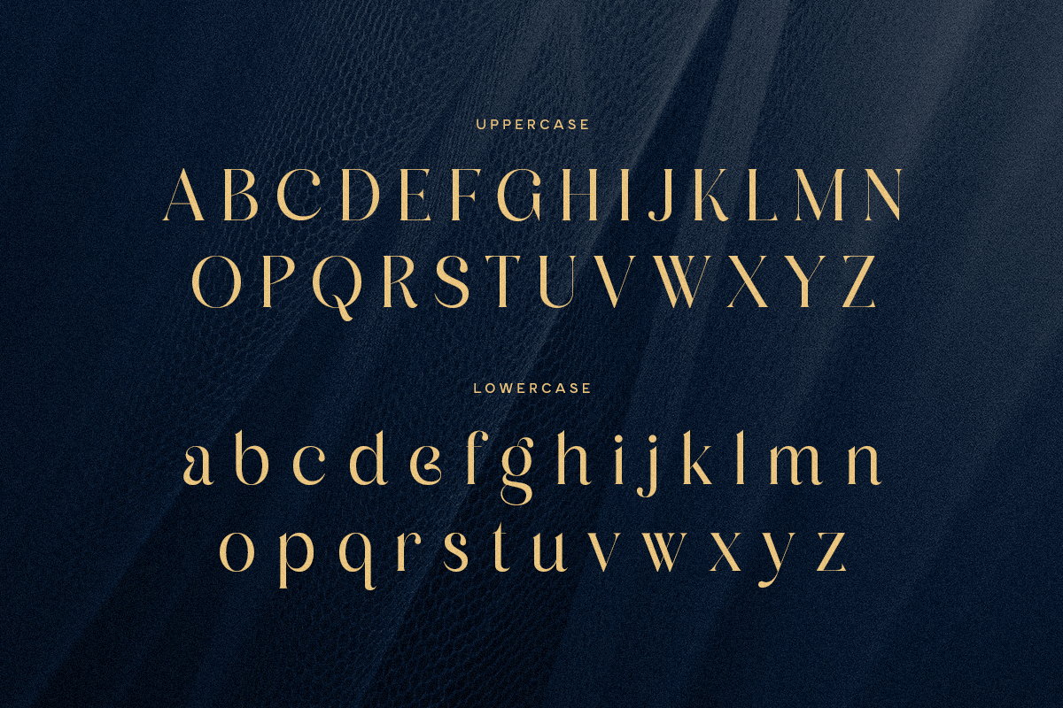 Glittery - Lavish Luxury Font, a Serif Font by Sensatype (Photo 9 of 12)