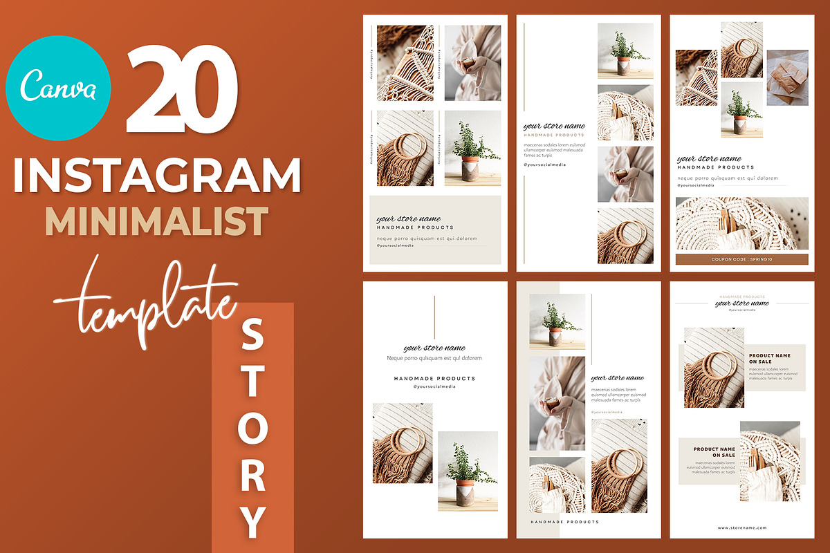 Canva Minimalist Instagram Story, a Social Media Template by illycreative