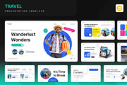 Travel Google Slides Presentation, a Presentation Template by Annora Studio (Thumbnail 1 of 7)