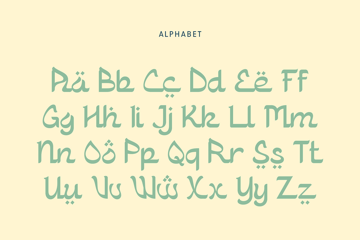 Faditjah - Arabic Style Font, a Script Font by Pikgura (Photo 2 of 8)