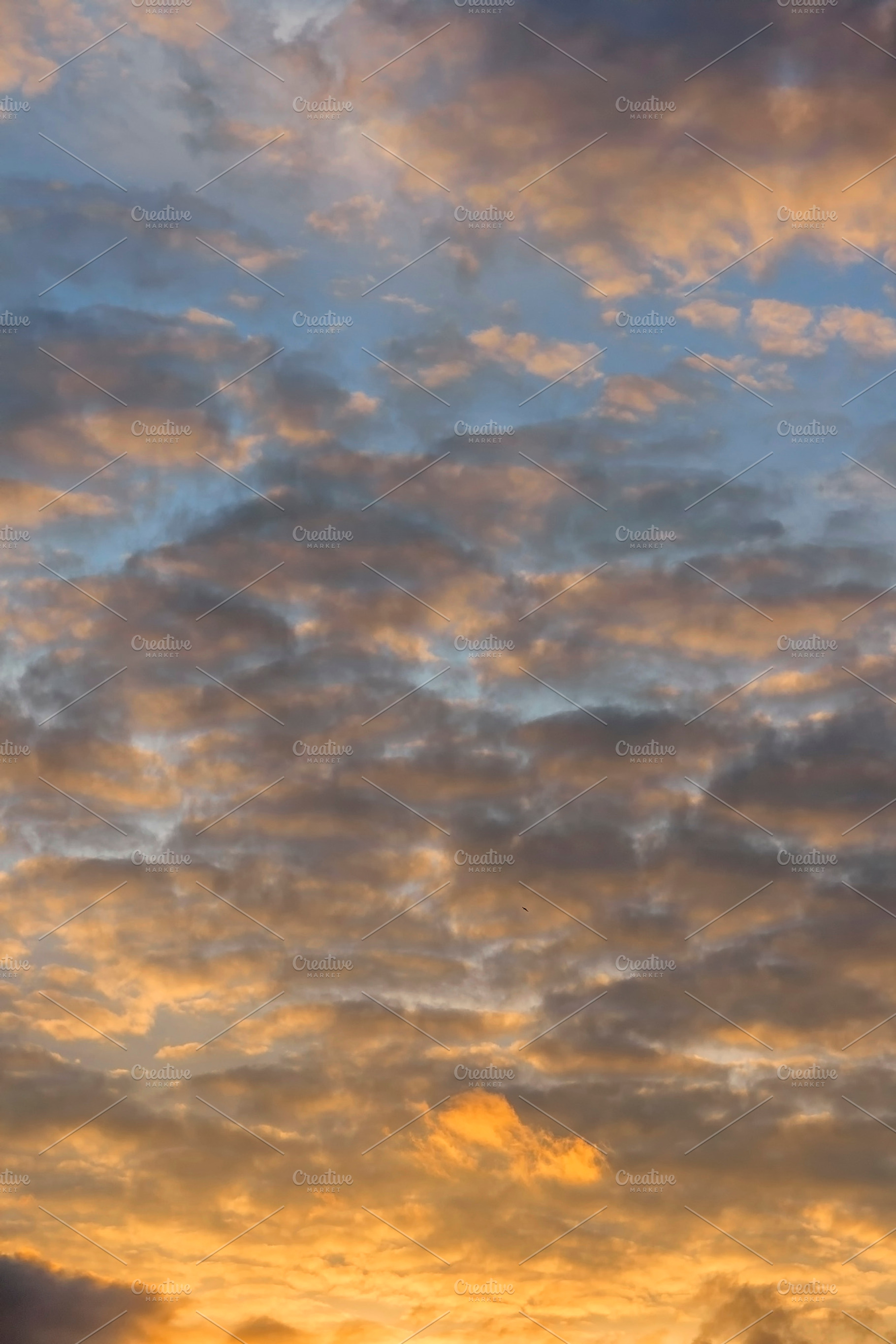 Clouds at sunset