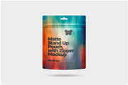 Matte Stand-Up Pouch Mockup, a Packaging Mockup by Reformer Mockup (Thumbnail 2 of 5)