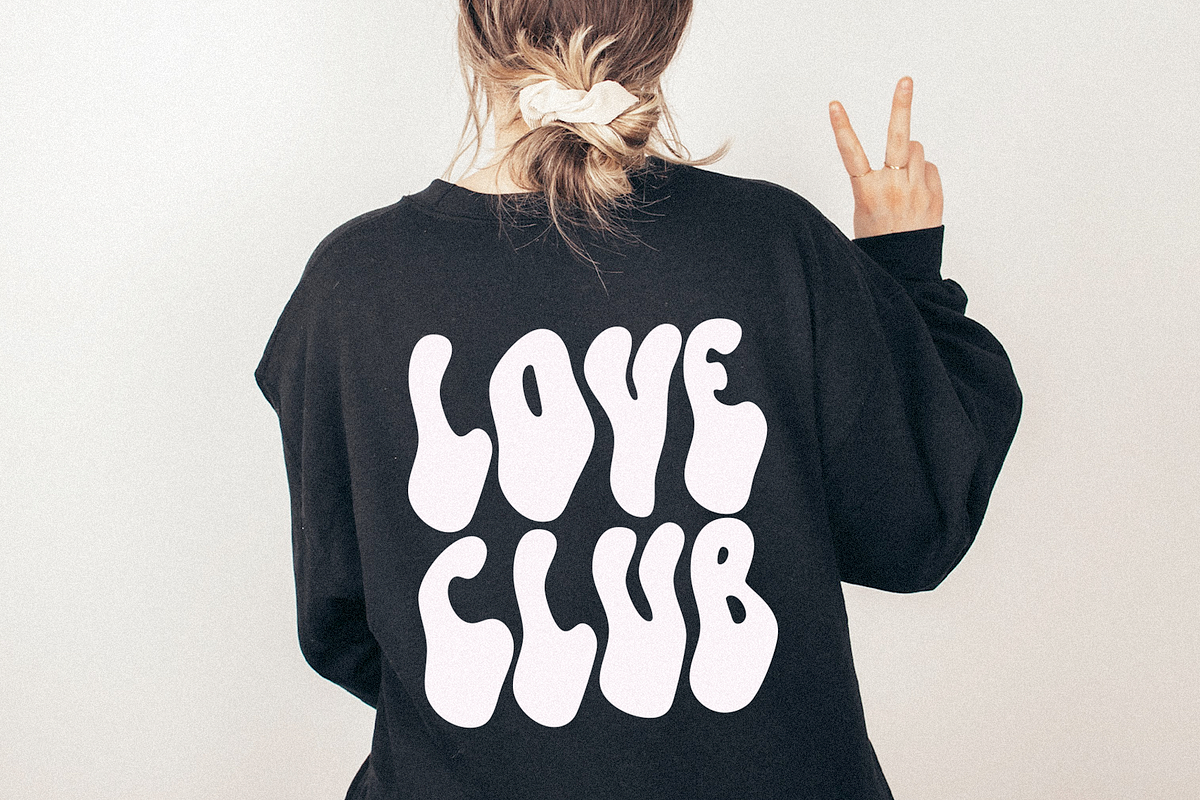 Crazy | Wavy Retro Font, a Sans Serif Font by KA Designs (Photo 4 of 9)