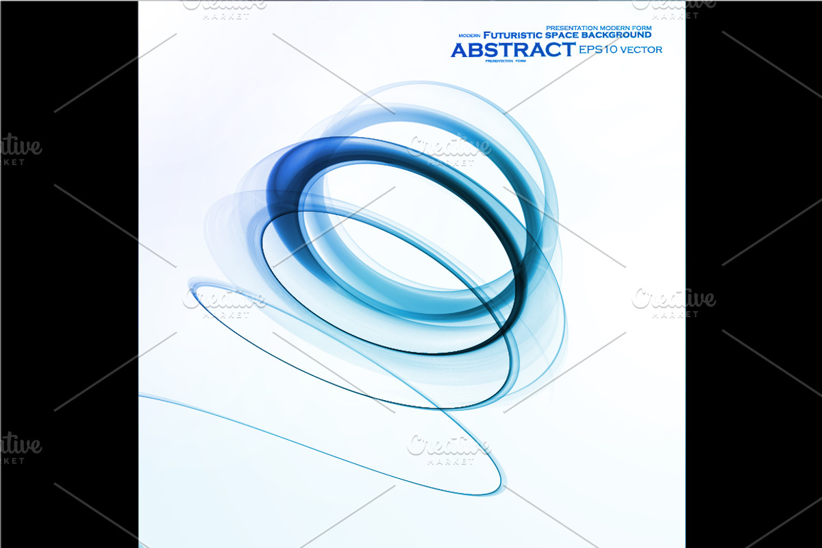 Set of Abstract blue backgrounds, a Pattern Graphic by majcot (Photo 5 of 6)