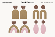 Arch Earrings Template SVG, an Illustration by LifestyleCraftCo (Thumbnail 2 of 3)