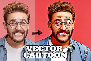 Vector Cartoon Photoshop Action