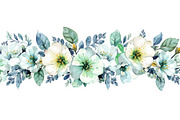 Soft White Floral Bundle, an Illustration by balal (Thumbnail 9 of 10)
