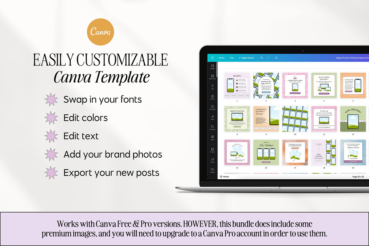 Canva Digital Product Templates, a Social Media Template by Fallon Gerst (Photo 13 of 15)