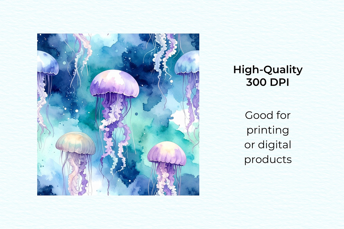 Mermaidcore Seamless Patterns, a Pattern Graphic by Anna Design Studio (Photo 5 of 7)