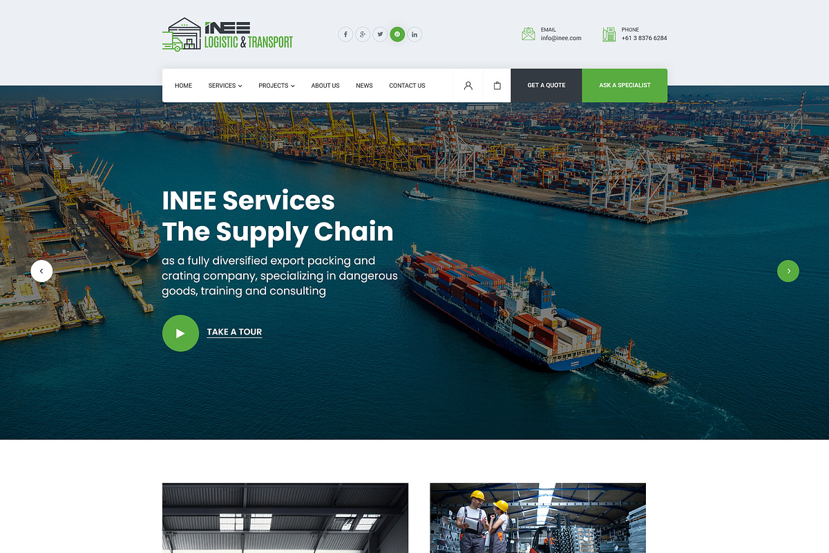 INEE – Multipurpose Landing Pages, a Websites & App Template by ewises (Photo 9 of 9)