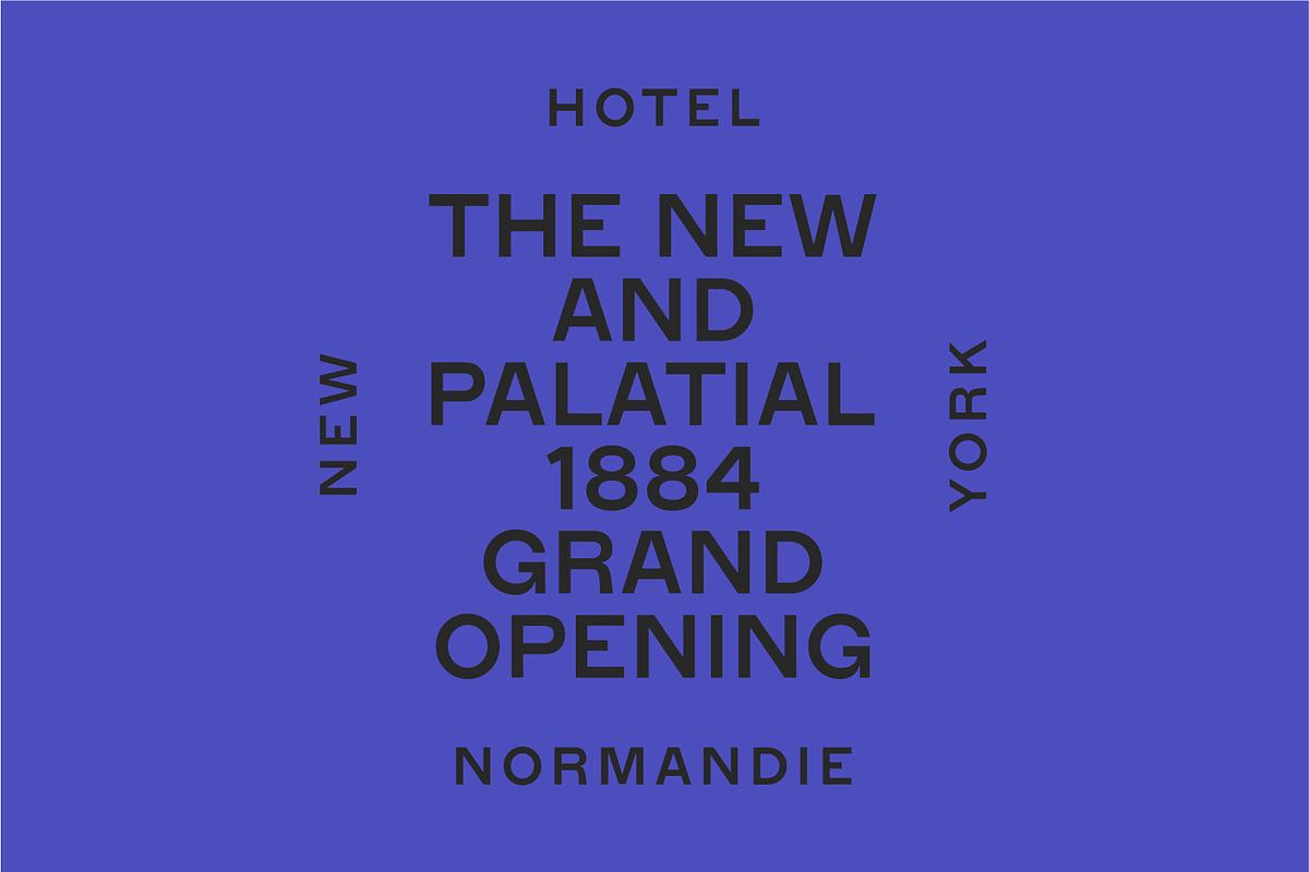 AL Normandie, a Sans Serif Font by Adam Lock (Photo 4 of 7)