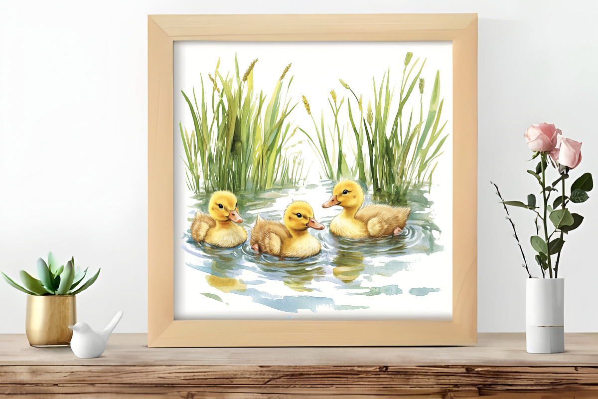 Spring Showers Watercolor Clipart, an Illustration by DreamCafeArt (Photo 6 of 8)