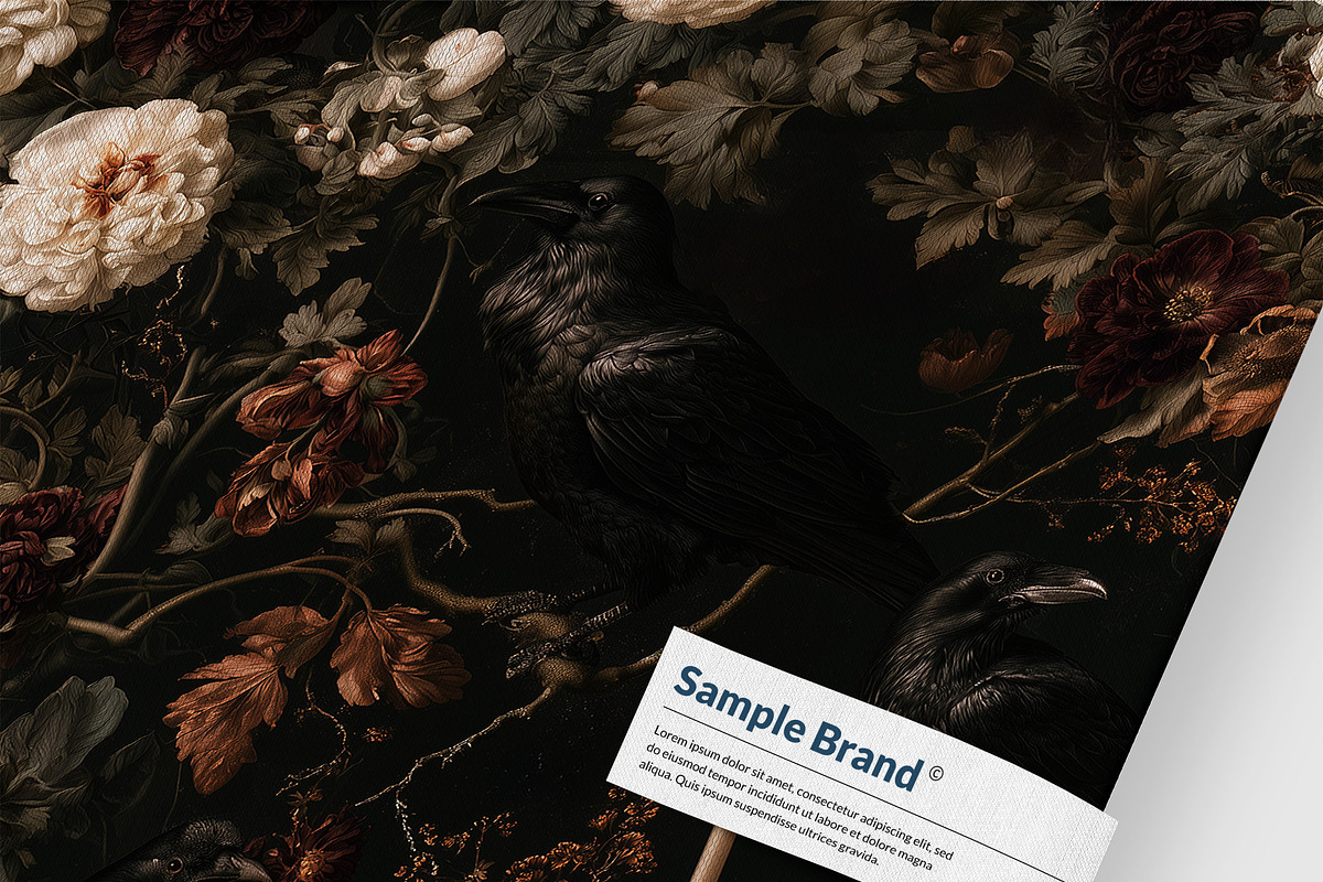 RAVENS GARDEN Seamless Pattern, a Pattern Graphic by AYAKA Studio Co. (Photo 3 of 8)