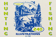 240 Fishing and Hunting illustration, an Illustration by Nocturnal Wolf (Thumbnail 1 of 15)