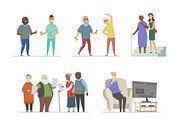 Senior People - Cartoon Characters, a Templates & Theme by Boyko Pictures (Thumbnail 13 of 14)