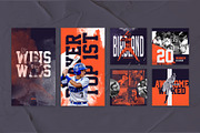 Baseball Instagram Templates, a Social Media Template by Azruca (Thumbnail 8 of 11)