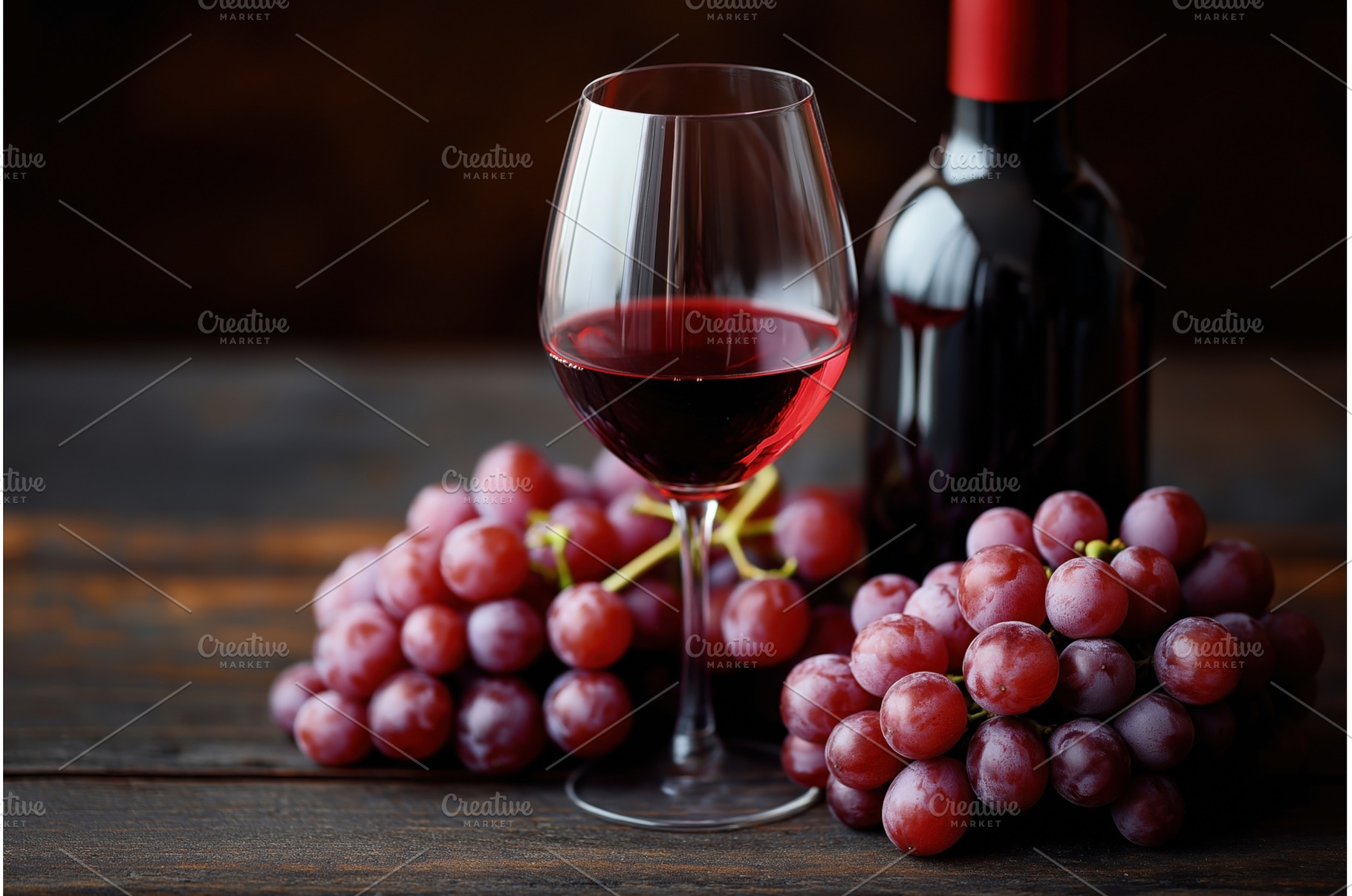 A glass of red wine with a wine, a Food & Drink Photo by Sergey Kotenev