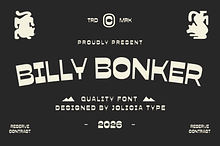 Billy Bonker | Vintage Sans