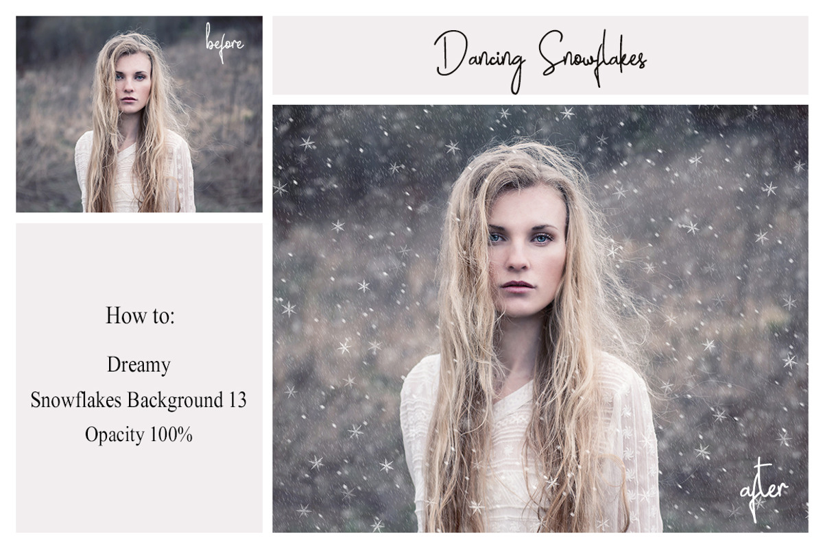 40 Dreamy Snowflakes PNG Overlays, a Texture Graphic by LovePhotoMoment (Photo 3 of 16)