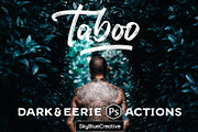 Taboo Dark Fantasy Photoshop Actions, a Preset Add-On by skybluecreative (Thumbnail 8 of 9)