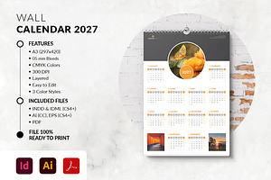 Wall Calendar 2027