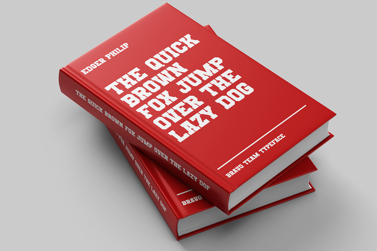 BravoTeam Sporty Font, a Sans Serif Font by RantautypeStudio (Photo 4 of 13)