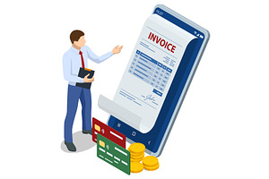 Isometric Modern vector illustration, a Finance Illustration by Golden Sikorka