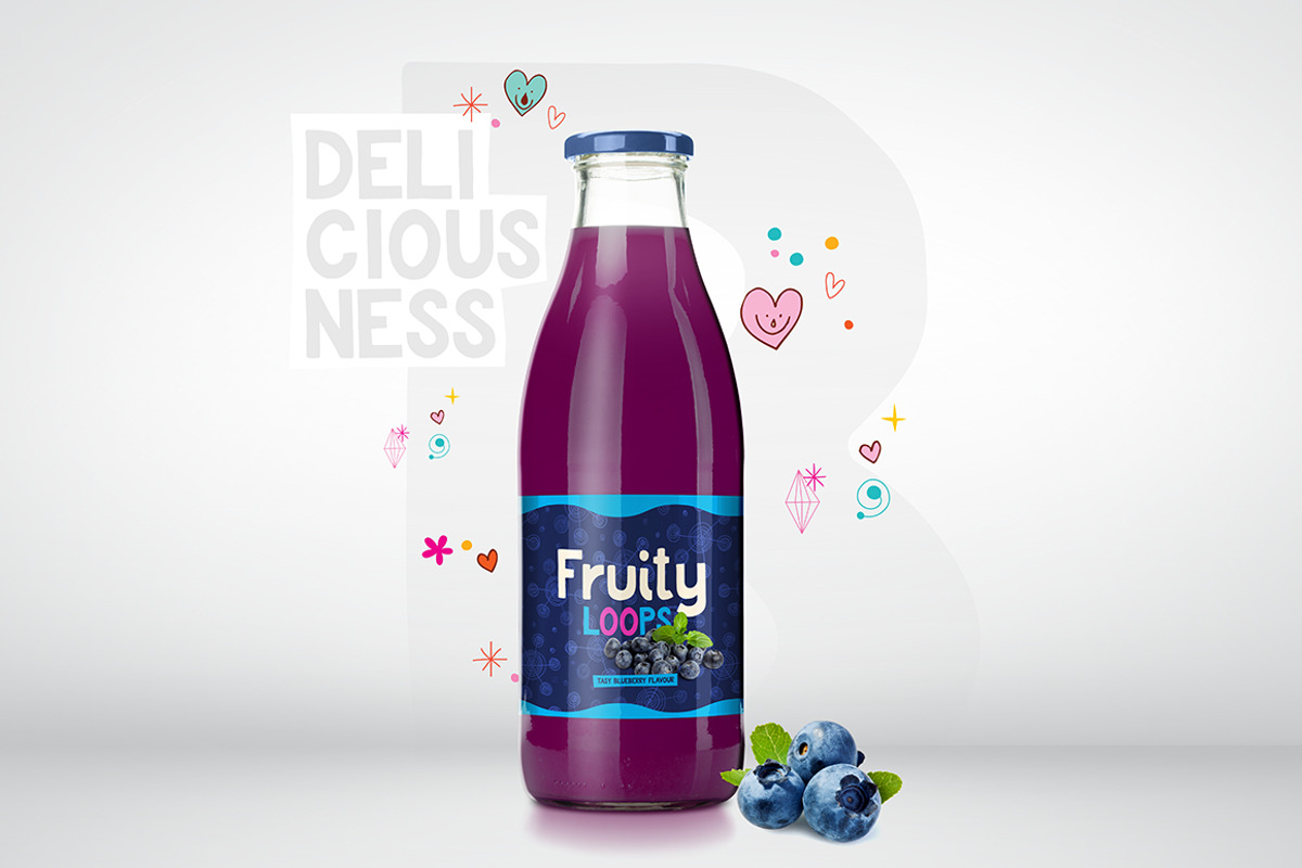 Blueberry font preview 8