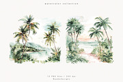 Watercolor Tropics, a Decorative Illustration by PeDe Designs (Thumbnail 13 of 13)