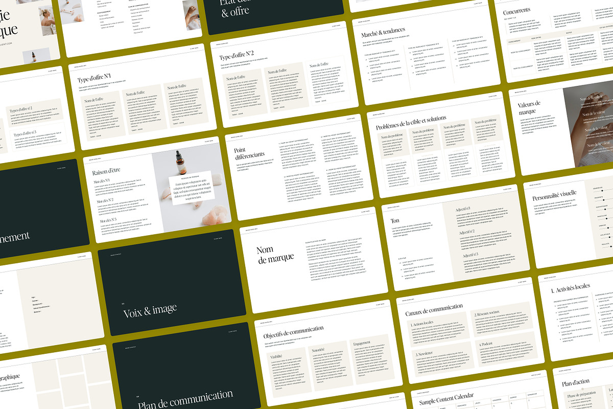 Template Stratégie de Marque, a Branding & Logo Template by MargauxQuercy (Photo 9 of 9)