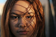 Fence Shadow Portrait, Golden Hour, a Beauty & Fashion Photo by Chris Joel Campbell (Thumbnail 2 of 2)