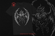 10 Bundle Dark Art Heart Wing Angel, an Illustration by Morspective (Thumbnail 2 of 7)