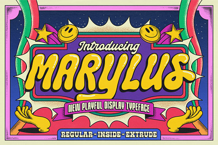 TNSC Marylus - Playful Display, a Sans Serif Font by The Native Saint Club