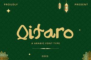 Qitaro - Simple Arabic Font, a Handwritten Font by Dhabee