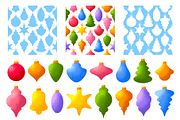 Christmas And New Year Templates Set, a Card Template by Vector beauty (Thumbnail 5 of 5)