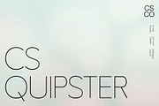CS Quipster – Thin Geometric Sans, a Sans Serif Font by Craft Supply Co. (Thumbnail 1 of 8)