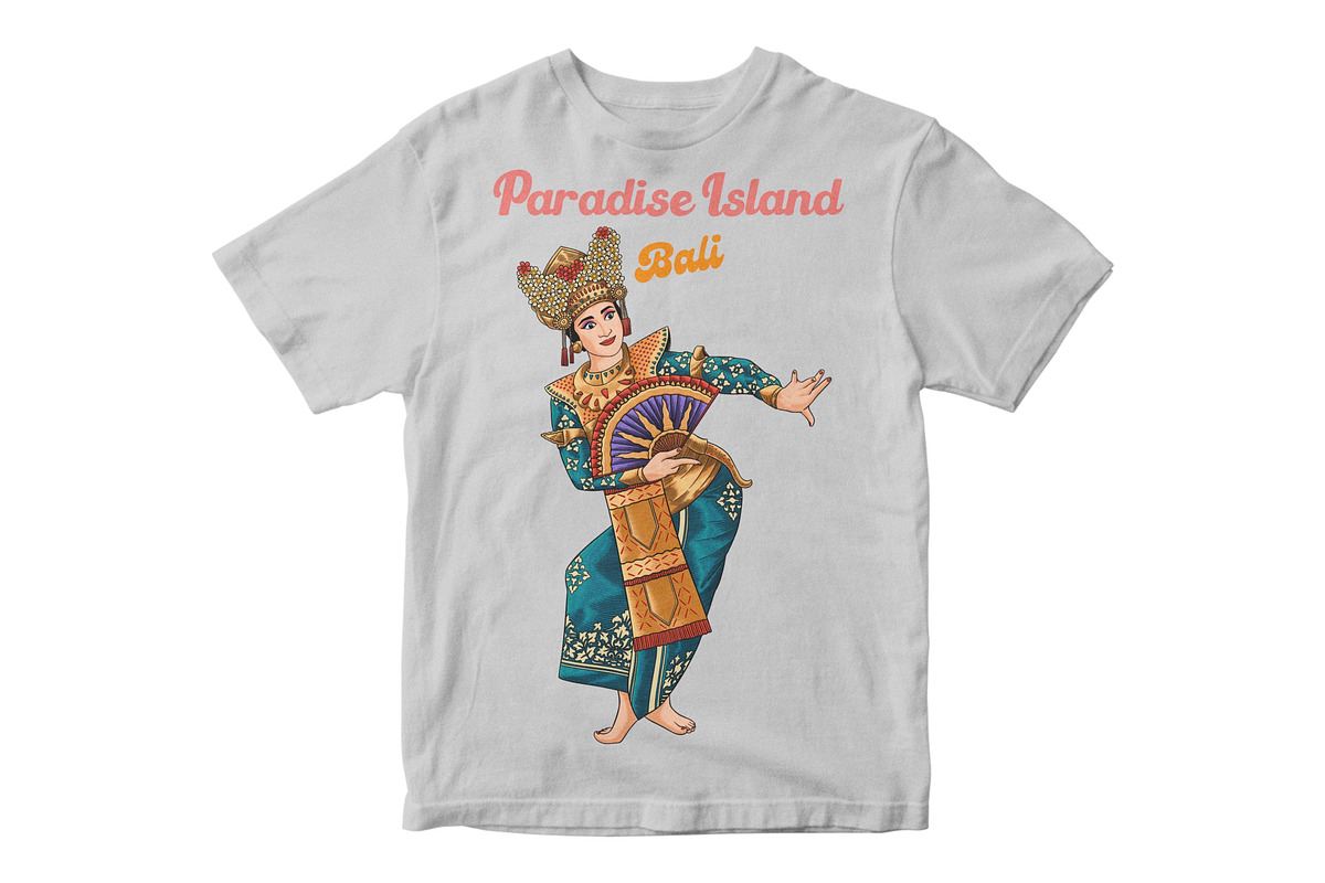 Balinese Dancer Vector Art, a Person Illustration by Kusumaillustration (Photo 6 of 6)