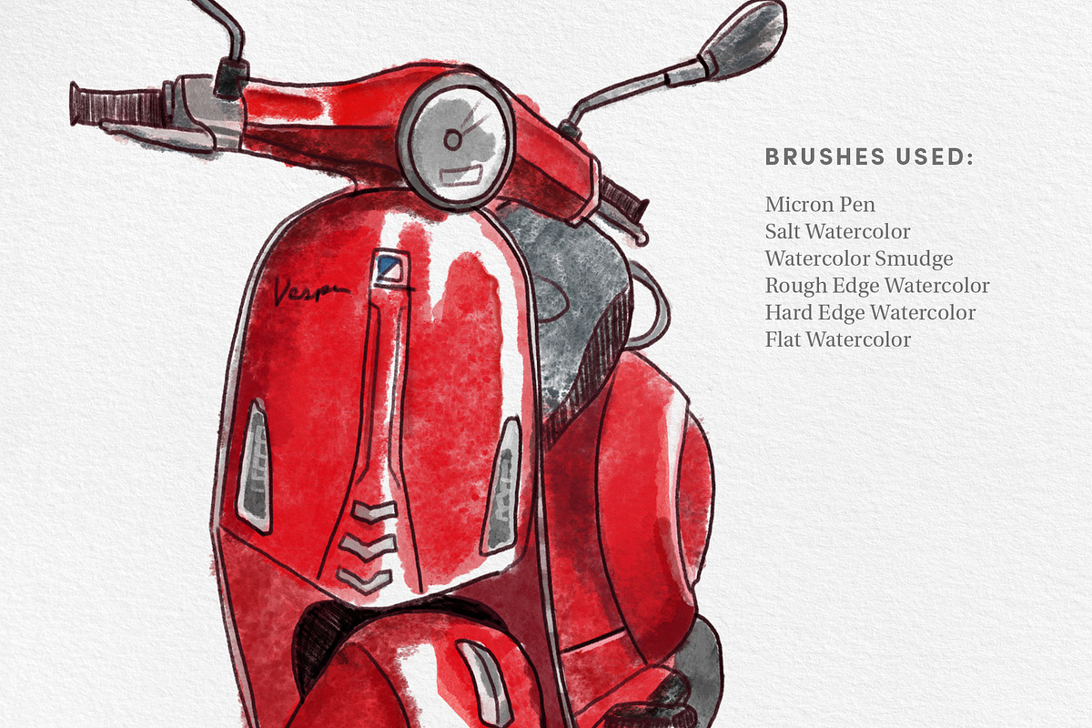 Urban Sketching - Procreate Brushes preview 8