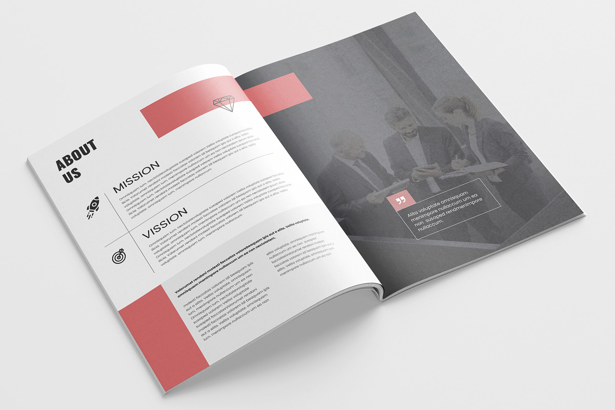 Corporate Proposal Template Brochure, a Brochure Template by Niofix (Photo 2 of 8)