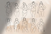 Curvy Bodies Clipart, a Person Illustration by Teresa Art Store (Thumbnail 3 of 11)