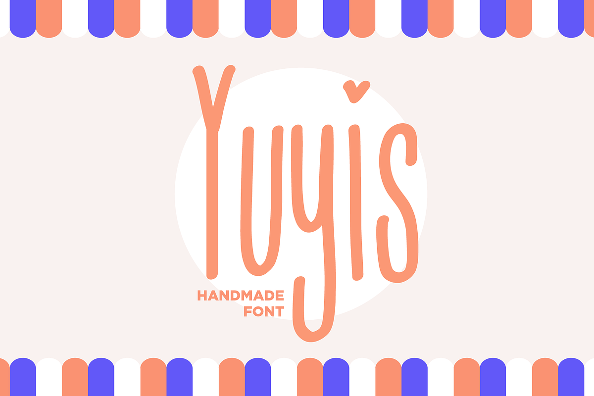 Yuyis - Handmade font, a Font by Macaroni Mayhem (Photo 1 of 4)