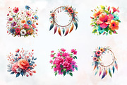 Floral Summer Sublimation Clipart, an Illustration by RobertsArt (Thumbnail 3 of 8)
