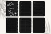 Dark Mode Digital Planner iPad, a Templates & Theme by HoneyGlowStudioCo (Thumbnail 4 of 9)