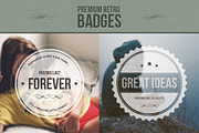 Premium Retro Badges, an Object Graphic by WellMadePixel (Thumbnail 2 of 5)