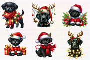 Funny Christmas ,Animal Christmas, an Illustration by CreationArt (Thumbnail 3 of 5)